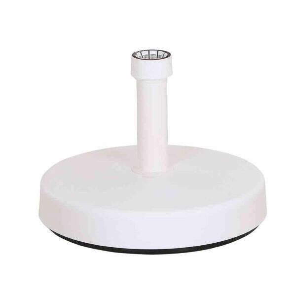 SIENA GARDEN Schirmständer Fill Foot 25 kg rund, weiß